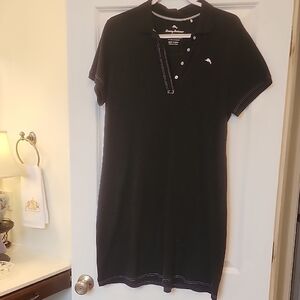 Tommy Bahama Black Polo Dress